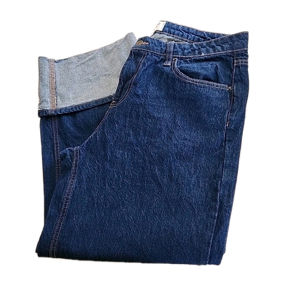 Kate Spade New York Women's High-Rise Straight Leg Wide Cuff Jeans Size 12 - Picture 9 of 9